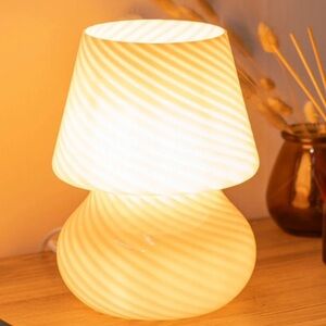 Vintage Cream Swirl Lamp